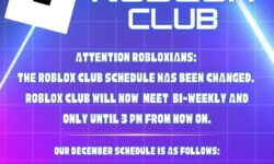📆New Roblox Club meeting schedule!📱