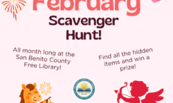 February Scavenger Hunt at the San Benito County Free Library