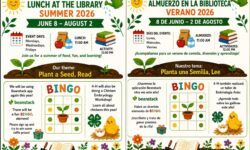 Summer Reading + Lunch at the Library Begins on June 8th!